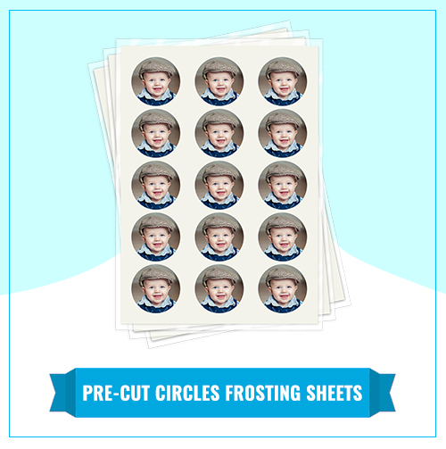 Pre-Cut Circles Frosting Sheets Pre-Cut Circles Frosting Sheets