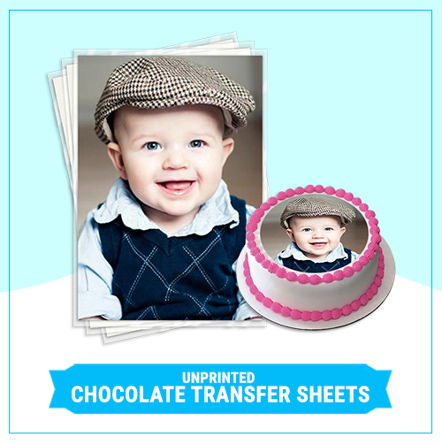 Icinginks™ Prime Blank Chocolate Transfer Sheets A4 Size Pack of 25 Transfer  Sheets 8.5 X 11 