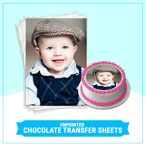 Unprinted Chocolate Transfer Sheets