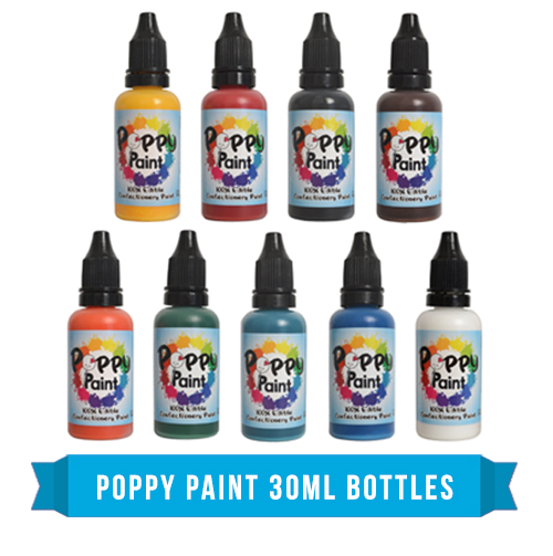 Poppy Paint 30ml Bottles