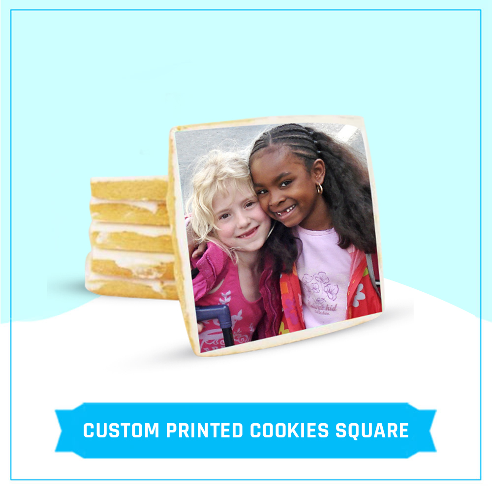 Custom Printed Cookies Square Custom Printed Cookies Square