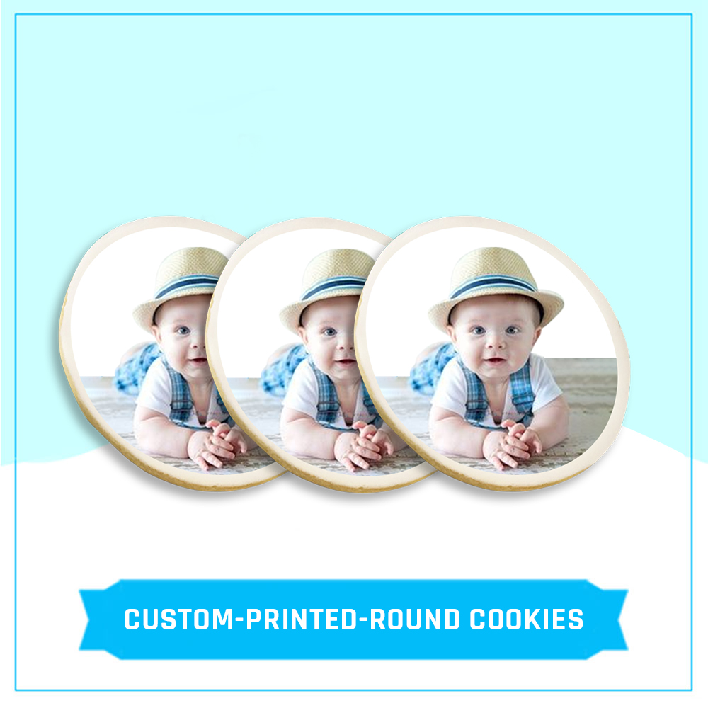 Custom Printed Cookies Round Custom Printed Cookies Round