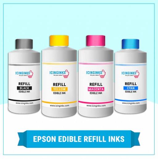 Edible Ink Refills Refill Edible Ink, Edible Ink for Canon, Edible Ink for Epson