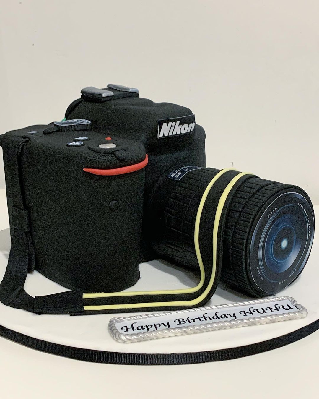 Birthday camera cake