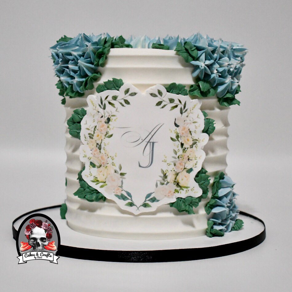 Custom wedding cake