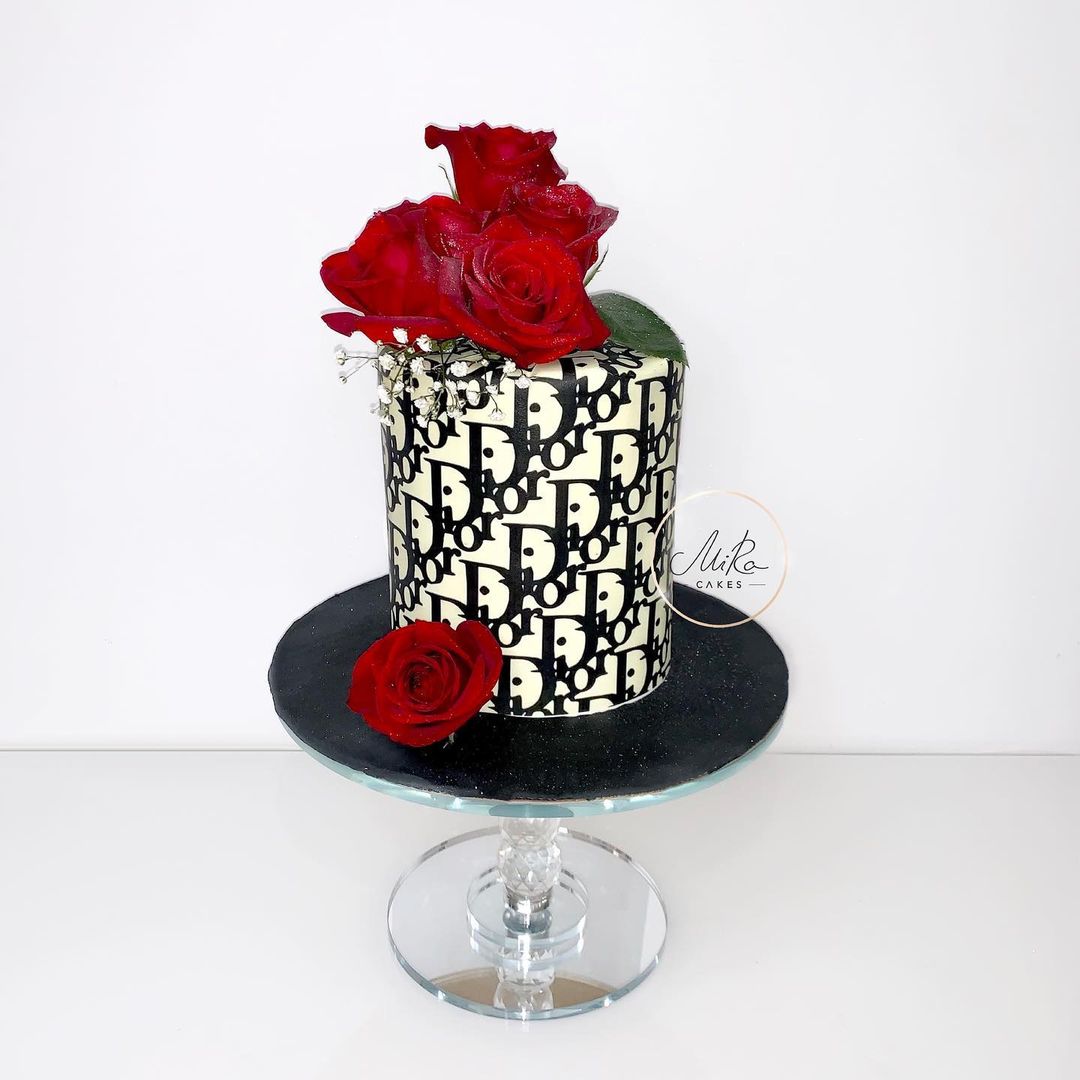 Dior fashion cake