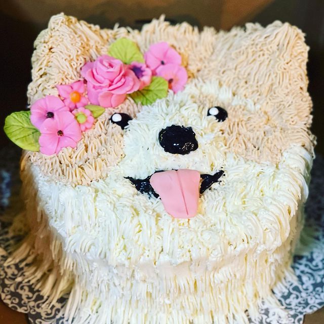 Edible Cake for Puppy Lovers