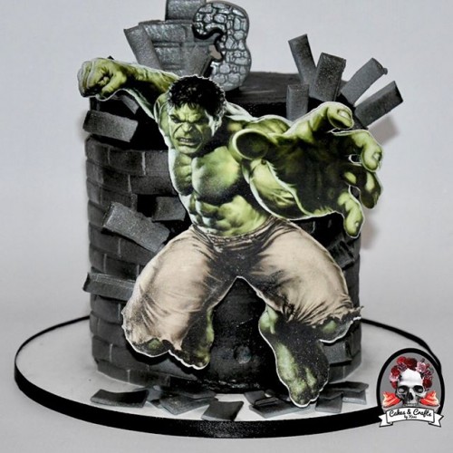 HULK Edible Cake 