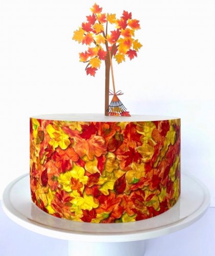 Edible Fall Cake