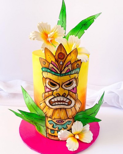 Birthday Tropical Cake