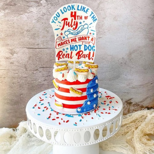 Edible 4 July Cake 