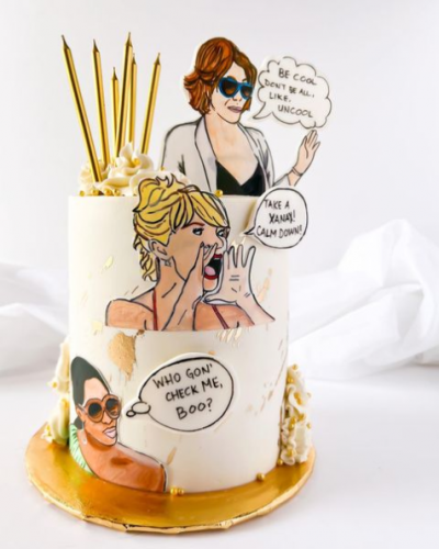 themed birthday cake