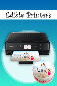 Edible Image Printer Canon TS6350 Starter Kit with edible icing printing  sheets and edible ink cartridges.