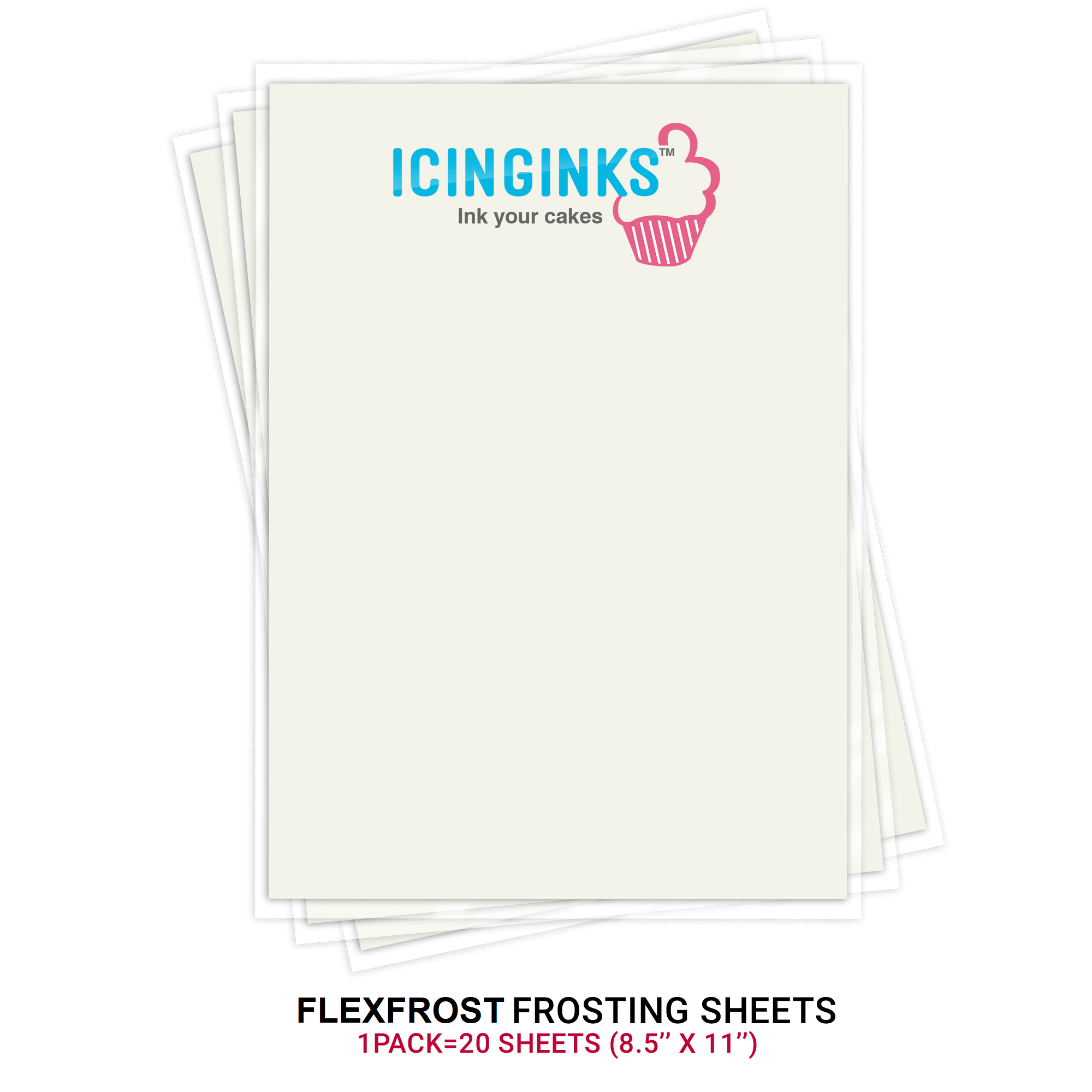 Icinginks Flexfrost Edible Fabric Sheets (8.5