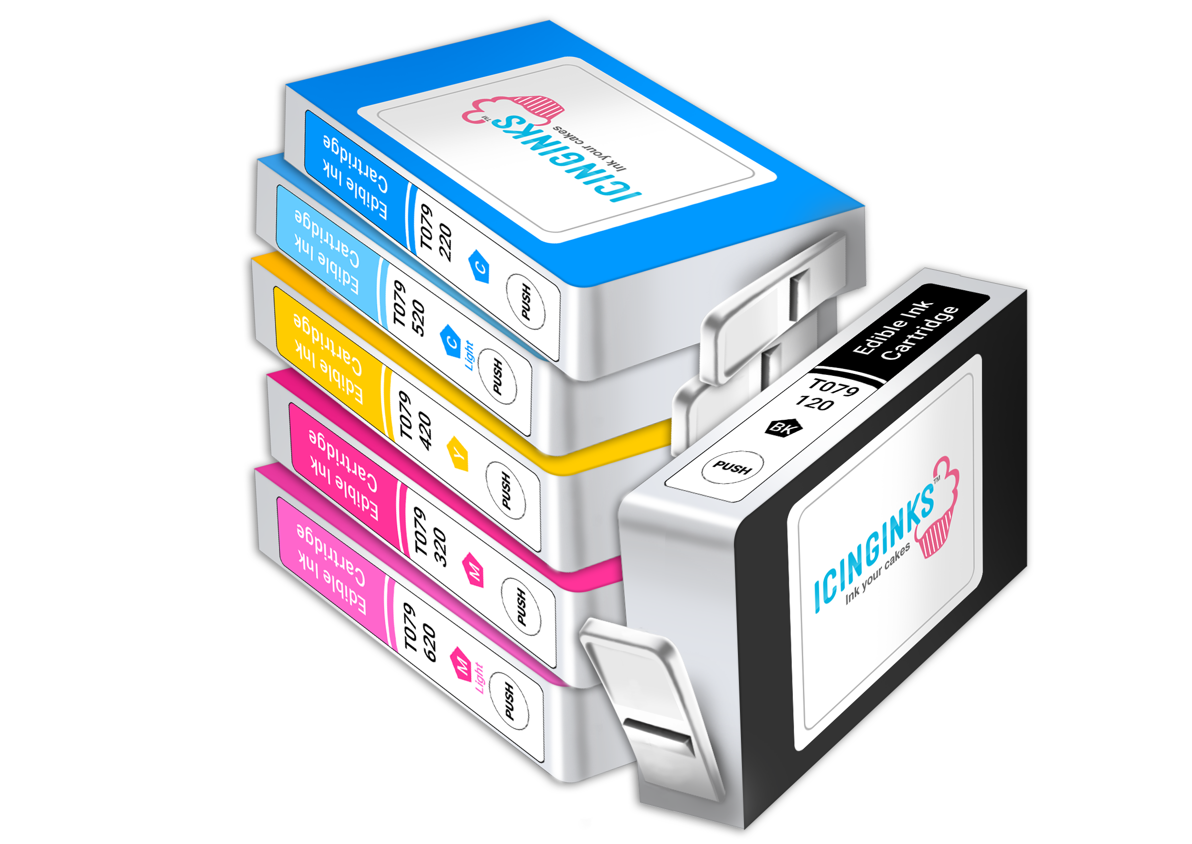 Epson Edible Ink Cartridges Combo Pack T079 Series Buy Cake Printer Cartridges