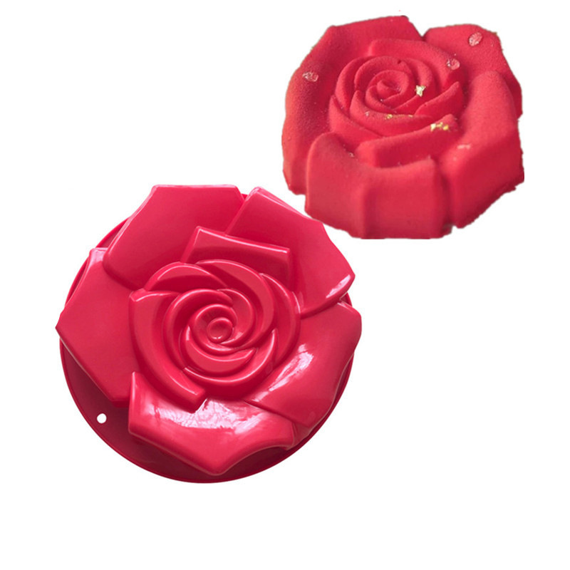 Icinginks Large Rose Silicone Cake Mold - Breakable Type 