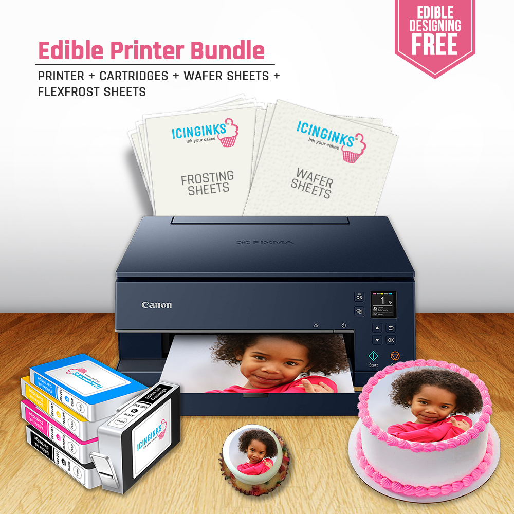 Icinginks Edible Printer Exclusive Package With Canon Wireless Cake Image Printer