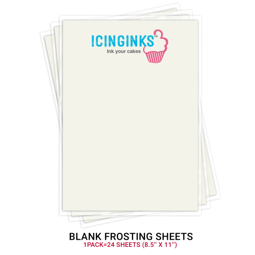 Sugar Sheets Edible Paper Print-Ons Sheets A4 (8.3 x 11.7 Inch