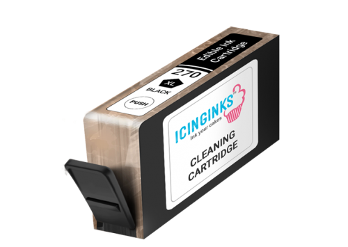 Icinginks™ Black Edible Cleaning Ink Cartridge for Canon CLI-271XL With Chip