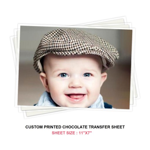 Icinginks Custom Edible Printing Service on Chocolate Transfer Sheets of  Size 11 inch X 7 inch – Get Your Favorite Picture Printed in Best Quality