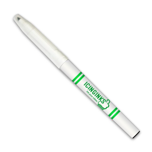 Icinginks™ Edible Pen Ink Marker Green Color for All Kinds of Cakes, Cookies, and Cupcakes - Fine Tip