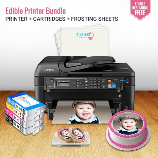 Icinginks Edible Bakery Picture Printer Offer Course of action- Epson Workers WF-2750 (Wi-fi + Scanner) Arrives with Edible Cartridges and Frosting sheets picture relating to Printable Edible Paper known as Icinginks Edible Bakery Impression Printer Offer Procedure- Epson Personnel WF-2750 (Wi-fi + Scanner) Arrives with Edible Cartridges and Frosting sheets