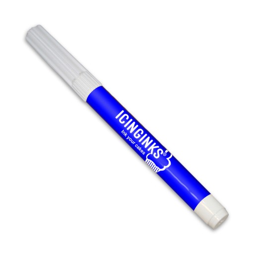 Fine and Standard Tip Blue Color Edible Ink Markers