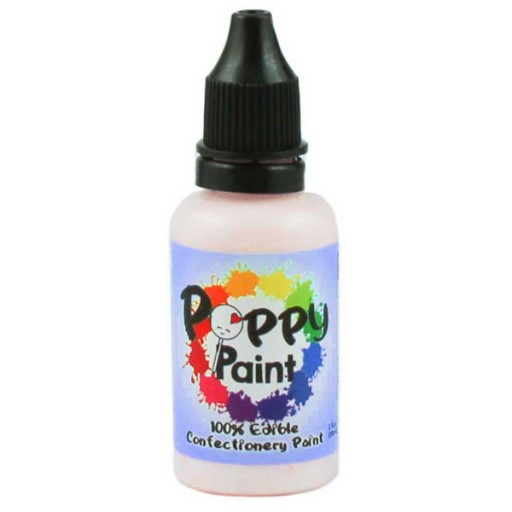 Poppy Paints Peach Edible Cake Paint - 30 ml (1 fl oz)