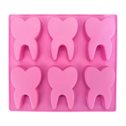 Tooth Silicone Mold Funny Teeth Shape Novelty Ice Cube Tray Chocolate  Candy Dessert Jello Mold Soap Making Mold Cake Baking Pan Perfect Gag or  White Elephant Gift for Dentists  Amazonin Home