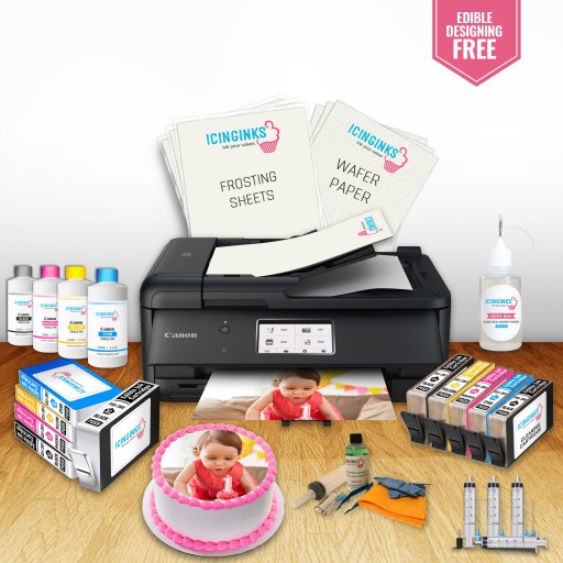 medley gruppe fornuft High-Resolution Professional v2.0 Edible Printer Bundle Package | Cake  Photo Printing Printer