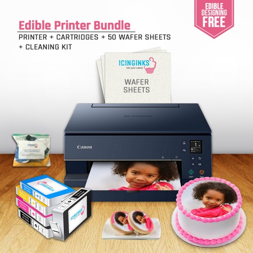 Ink4Cakes Edible Printer CW8 With Cameo Cutter Bundle