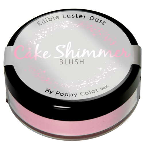 Blush Cake Shimmer By Poppy Paints Edible Luster Dust