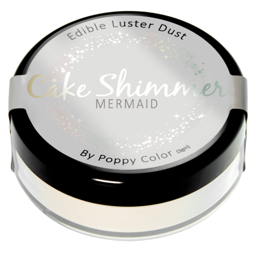 Mermaid Cake Shimmer By Poppy Paints Edible Luster Dust