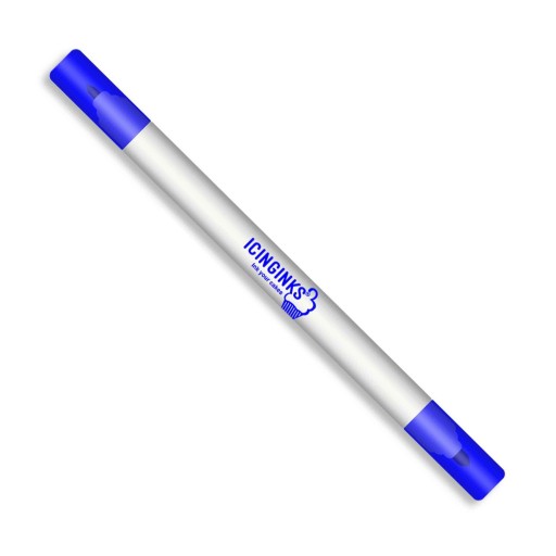 Fine and Standard Tip Blue Color Edible Ink Markers