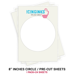 Icinginks™ Prime Pre-cut Edible Frosting Sheets (8