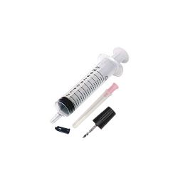 Inkjet Cartridge Refill Injector Syringe Single Unit, Standard 10 ml Edible Refilling Syringe for Small and Large Edible Cartridges