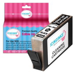 Icinginks™ Black Edible Cleaning Ink Cartridge for Canon PGI-280XL With Chip