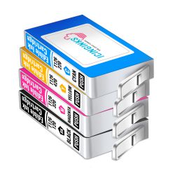 Icinginks Epson Edible Ink Cartridges COMBO PACK (T126120 black , T126220 cyan, T126320 Magenta , T126420 Yellow) With Chip -4 Pack