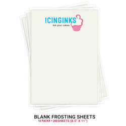 Icinginks™ Prime Edible Frosting Sheets, FDA approved, Gluten, allergen free (8.5