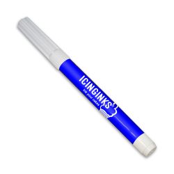 Icinginks™ Edible Pen Ink Marker Blue Color for All Kinds of Cakes, Cookies, and Cupcakes - Standard Tip