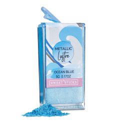 Edible Lustre Dust Metallic Ocean Blue 5 Grams Cake Dust By Sweet Sticks