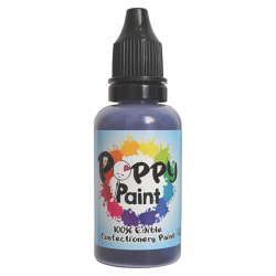 Poppy Paints Purple Edible Cake Paint - 30 ml (1 fl oz)