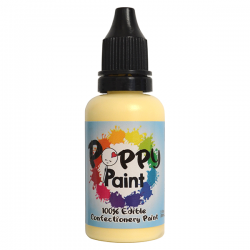 Poppy Paints Buttercup Edible Cake Paint - 30 ml (1 fl oz)