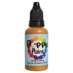 Poppy Paints Gold Edible Cake Paint - 30 ml (1 fl oz)