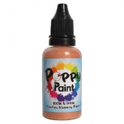 Poppy Paints Rose Gold Edible Cake Paint - 30 ml (1 fl oz)