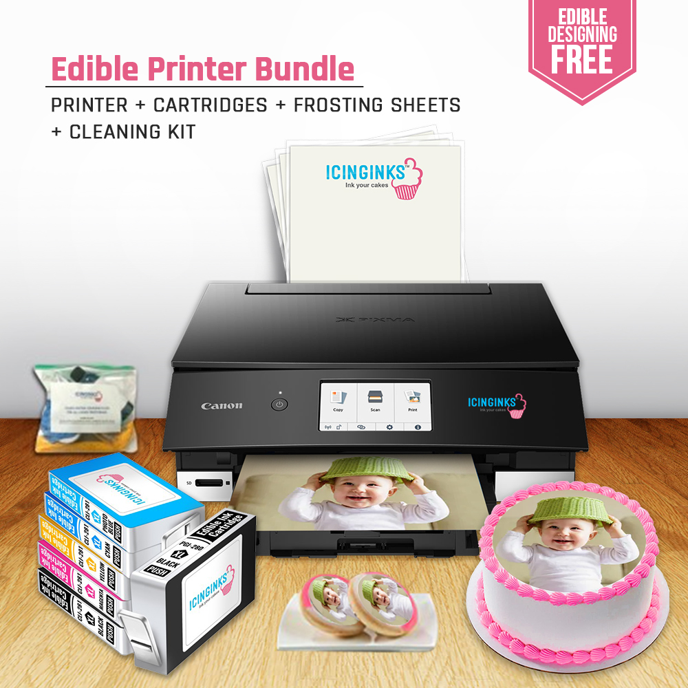 Buy Canon Pixma TS6120 Edible Printer Edible Image Printer Bundle for