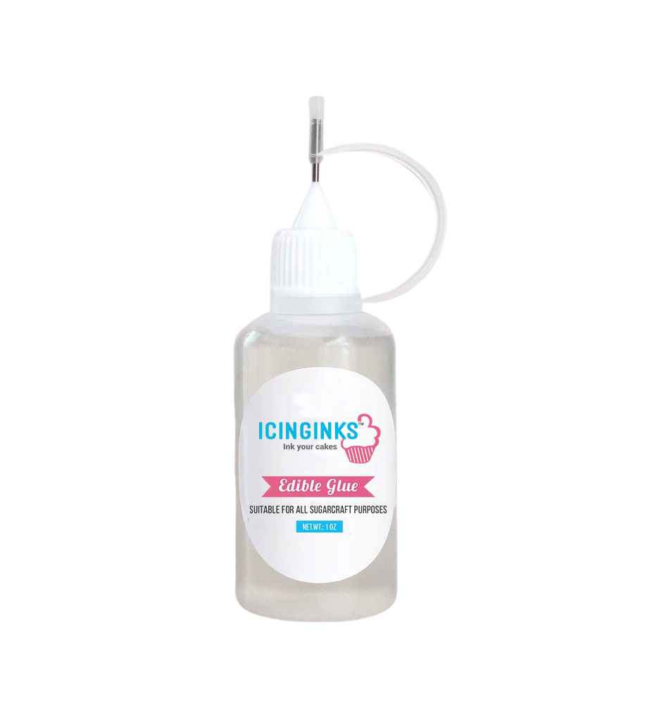 Icinginks Edible Glue Bottle - 1oz For Edible Images 
