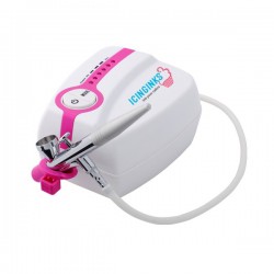 Icinginks Cake and Cookies Airbrush Kit with Mini Compressor, Portable Airbrush gun for Cake Decoration Cookie Coloring