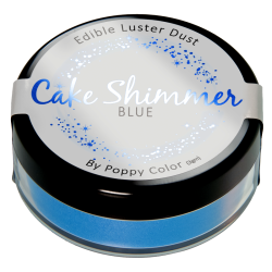 Blue Cake Shimmer By Poppy Paints Edible Luster Dust 