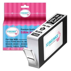 Icinginks™ Black Edible Ink Cartridge for Canon PGI-280XL With Chip